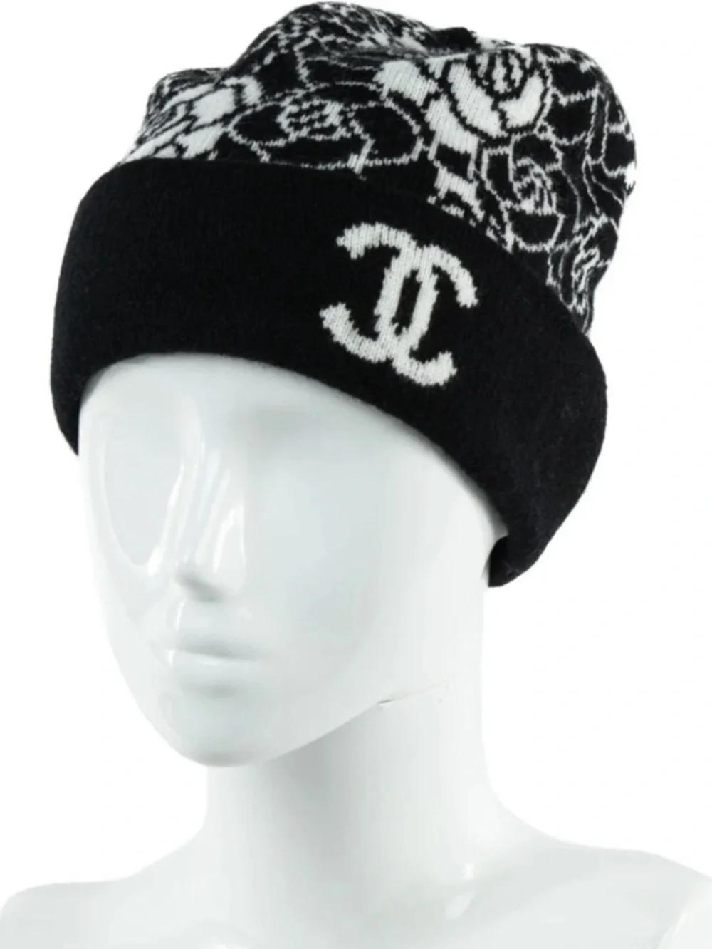 🖤 Double C Designer Camilla Limited Edition Winter Snow Beanie Hat Cap Floral